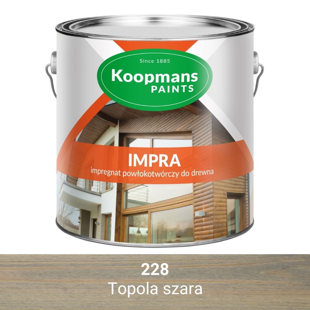 10346.jpg Impregnat do drewna IMPRA 228 Topola Szara 2,5L KOOPMANS - obrazek 1