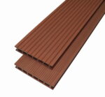 Deska tarasowa kompozytowa 25x160mm (4m) komorowa JASNY BRĄZ Gamrat WPC - obrazek 2