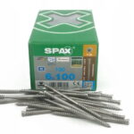 SPAX Wkręty do tarasu 6x100 (100szt.) A4 kwasoodporny