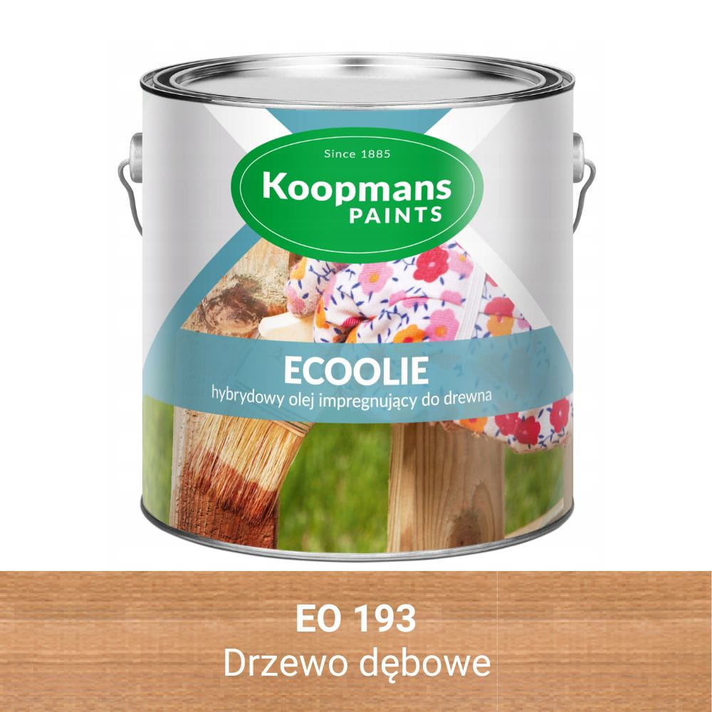 7753.jpg Olej do drewna ECOOLIE 193 Drzewo Dębowe 2,5L KOOPMANS - obrazek 1