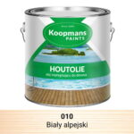 Olej do drewna HOUTOLIE 010 Biały Alpejski 5L KOOPMANS