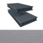 Deska tarasowa TWINSON kompozytowa 28x140 (6m) STALOWA 510 - ESSENTIAL TERRACE