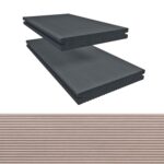 Deska tarasowa TWINSON kompozytowa PEŁNA 20x140 (6m) KORZENNY BRĄZ 504 - CHARACTER MASSIVE