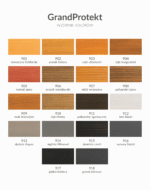 Lazura ochronna hybrydowa GRANDPROTEKT 911 Palisander Egzotyczny 3L KOOPMANS - obrazek 2