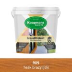 Lazura ochronna hybrydowa GRANDPROTEKT 909 Teak Brazylijski 10L KOOPMANS - obrazek 3