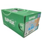 SPAX Wkręty do konstrukcji A2 6x60 (100szt.) Srebrny - obrazek 2