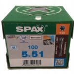 SPAX Wkręty do konstrukcji aluminiowych 5x51mm (100szt.)