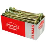 KLIMAS Wkręty do drewna - do podłóg i tarasów z drewna 5,0x50mm (100szt.) WN-50050-A2 WN-50050-A2