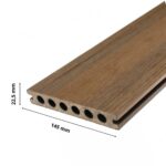Deska tarasowa kompozytowa 22,5x145mm (3m) komorowa CINAMON TEAK Gardin DECO