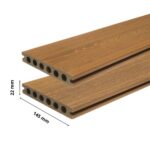 Deska tarasowa kompozytowa 22x145mm (3m) komorowa AMBER Gardin DECO X