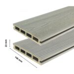 Deska tarasowa kompozytowa 23x146mm (3m) komorowa POPIELATA LIMBA Gardin NATUR