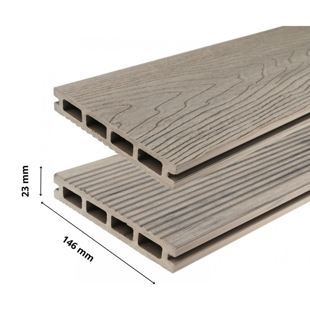 Gardin-natur-srebrna-jodla-3m.jpg Deska tarasowa kompozytowa 23x146mm (3m) komorowa SREBRNA JODŁA Gardin NATUR - obrazek 1