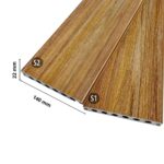 Deska tarasowa kompozytowa schodowa 22x140mm (2,8m) komorowa ORANŻ Lenta