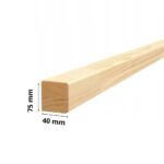 Legar sosnowy impregnowany klasa 4 40x75 1mb